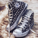 CONVERSE HI WHITE BORCHIE + GLITTER