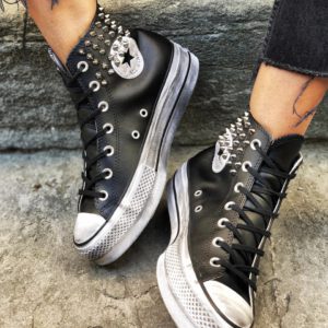 Converse Platform LEATHER BLACK COLLAR