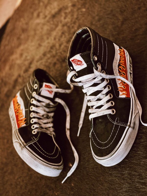 Vans Sk8-Hi Flame Black