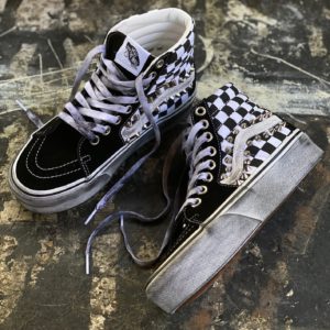 Escalera Albardilla verbo Le tue scarpe Vans SK8 HI Platform personalizzate solo su Blazelab