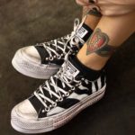 CONVERSE PLATFORM LOW pelle MARKS FULL
