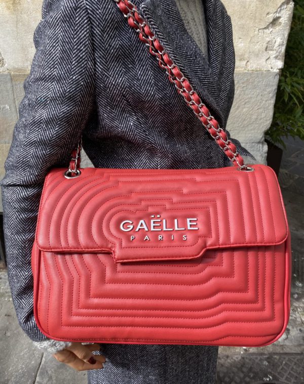 GAELLE MAXI TRACOLLA LOGO red