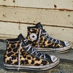 Converse Platform Eva High Black Leo Leather