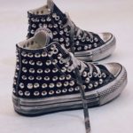 Converse Ltd Platform Black Super Pytho (Full Borchie)