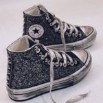 CONVERSE PLATFORM LOW PINK FULL studs