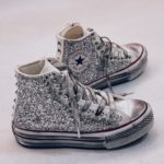 Converse High Platform Black Glitter (Gunmetal)