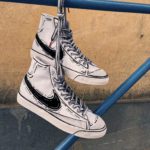 NIKE AIR FORCE low white COB borchie