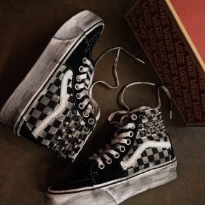 Vans Sk8-Hi Platform Checks Ltd (Borchie Collar)