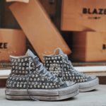 Converse High Platform flamingo pink (Full studs)