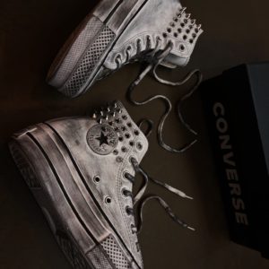 Converse Platform Ltd White Leather Collar