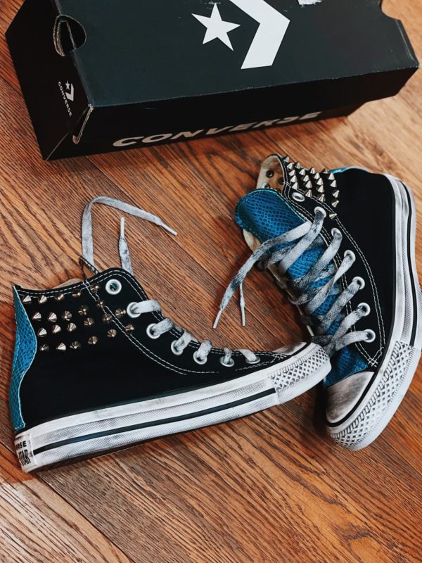 Converse High CLASSIC black collar (SNK003)