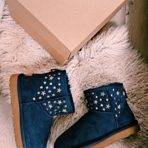 UGG classic MINI studs and stars (blu navy)