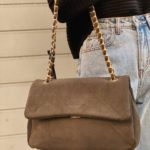 Mia Bag Tracollina Leather Beige