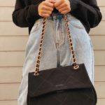 MIA BAG tracolla classica suede black