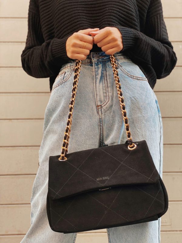 MIA BAG bandolera mediana negro