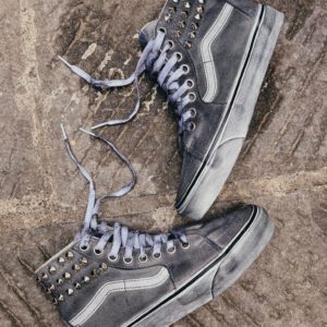 Vans Sk8-Hi Tapered Grey Borchie