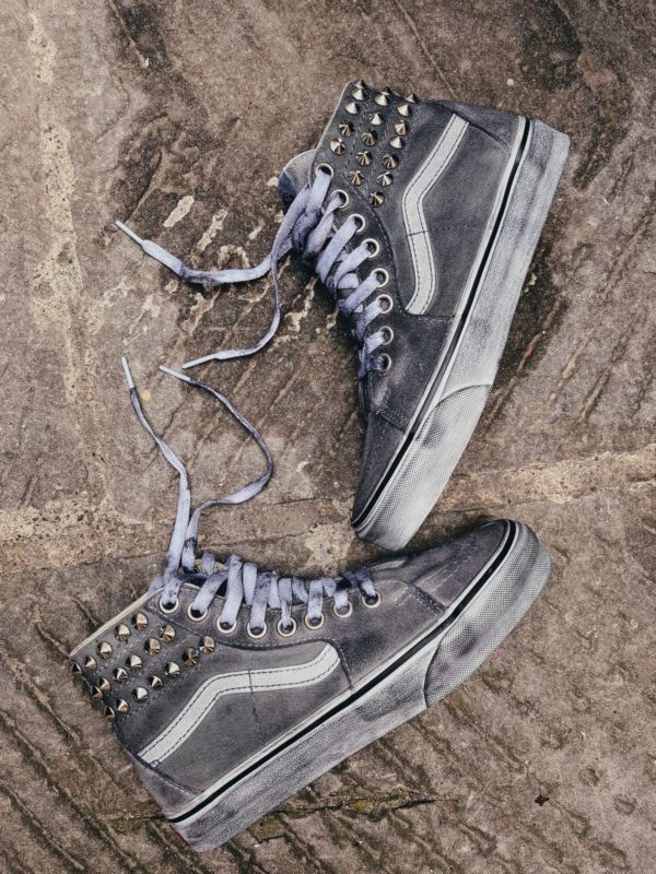 Vans Sk8-Hi Tapered Grey Borchie