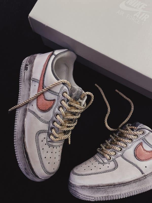 NIKE AIR FORCE low white ROSY II