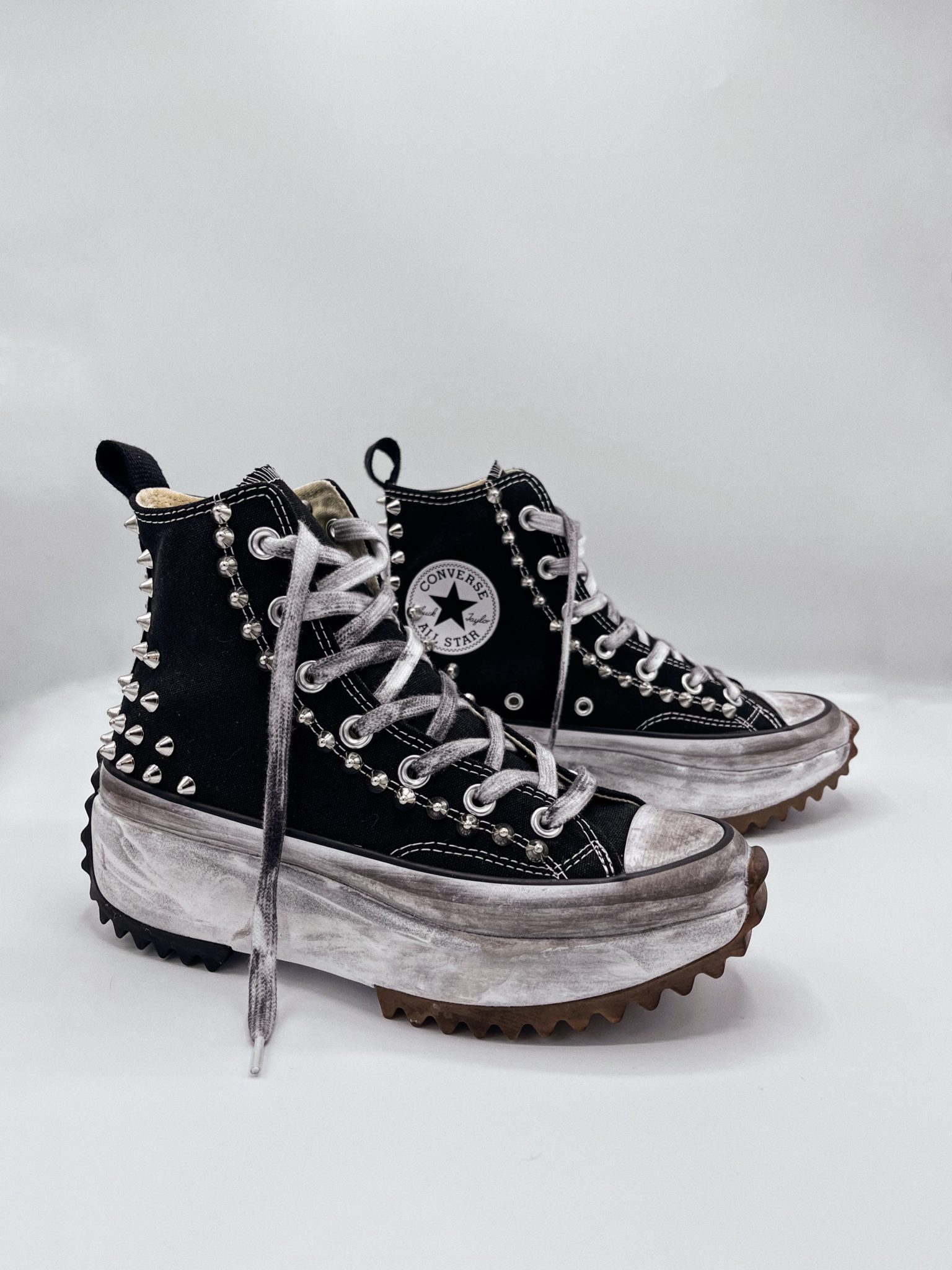 Converse Platform High Black Savage Croc