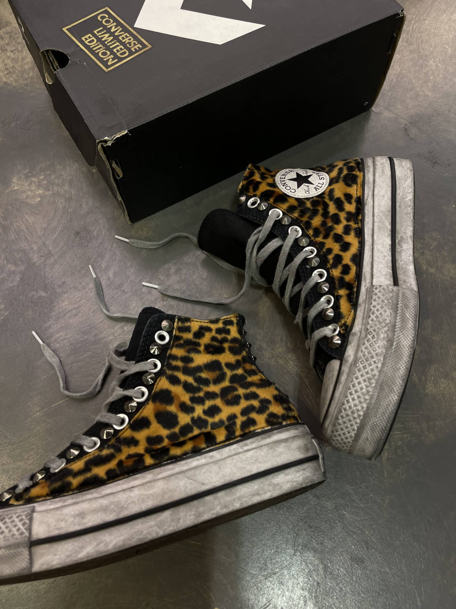 Converse Platform High White Savage Croc