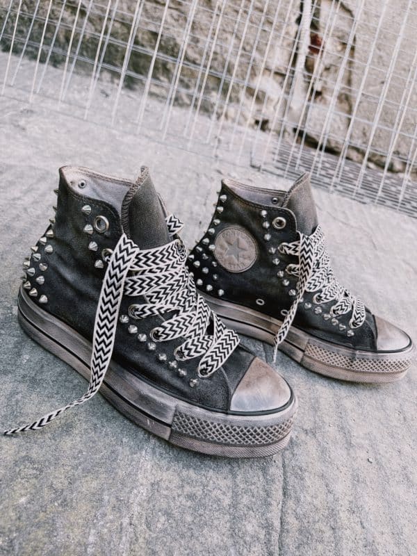 Converse High Platform SKATE GREY