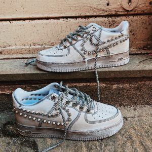 AIR FORCE Low LTD White Borchie Rope Laces