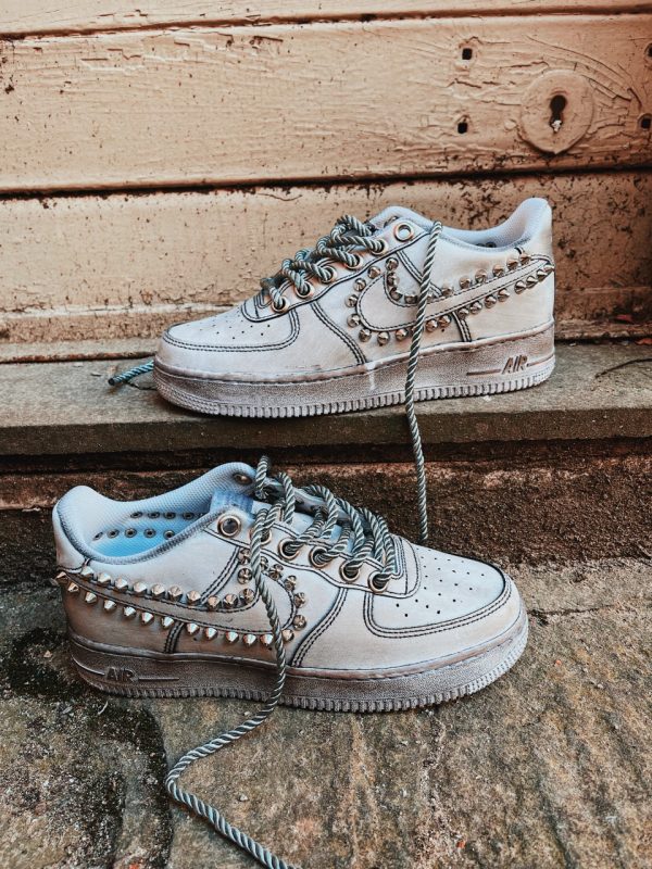 AIR FORCE Low LTD White Borchie Rope Laces