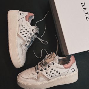 D.A.T.E. STEP pop white pink borchie