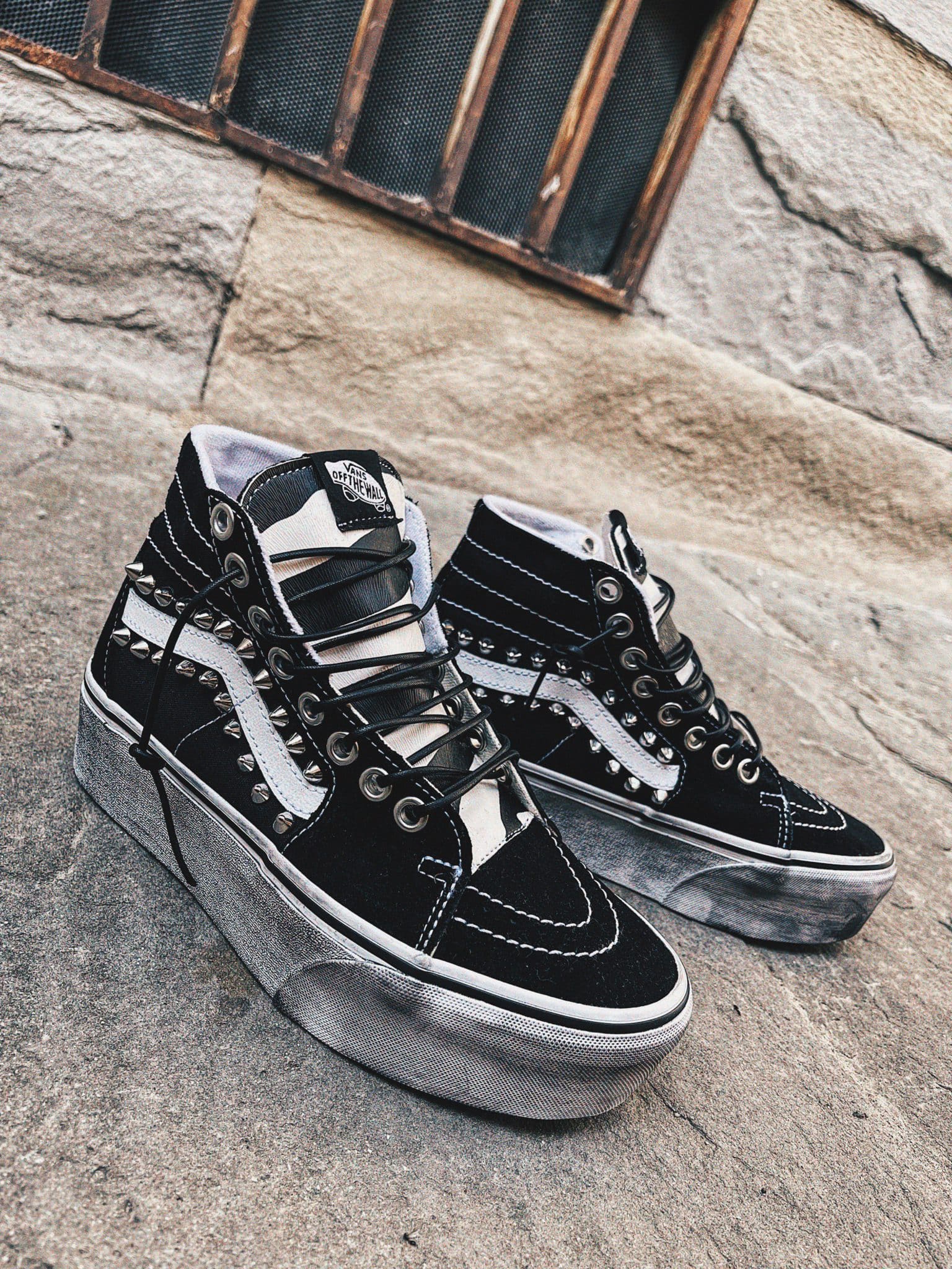 Vans OLD SKOOL SUPER Platform Borchie Sferiche